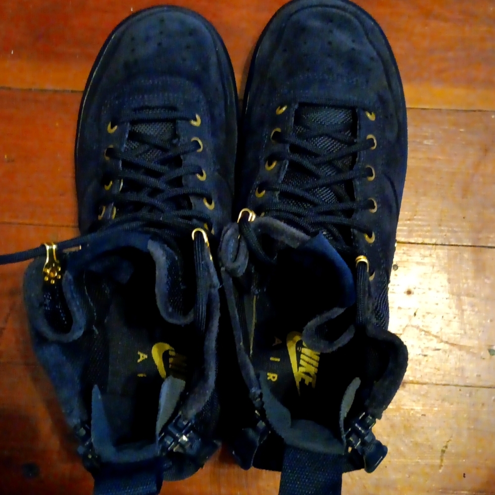 SF AIR FORCE 1 GS 'OBSIDIAN' AJ0424-400 SZ 6Y OR WOMEN'S SZ 7.5 - Picture 8 of 8